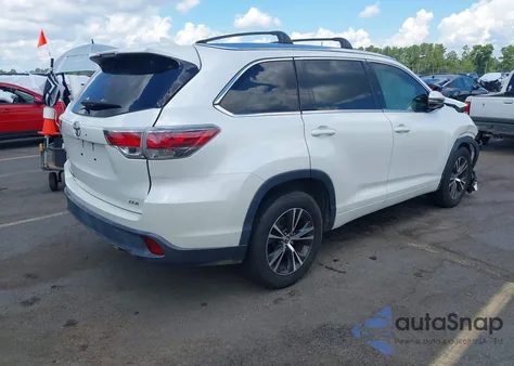 2016 Toyota Highlander Xle V6 from USA, damaged, VIN 5TDKKRFH8GS133116
